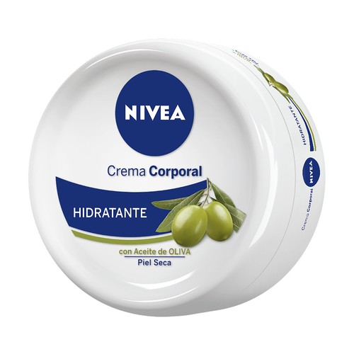NIVEA Crema corporal hidratante con aceite de oliva, para pieles secas 300 ml.