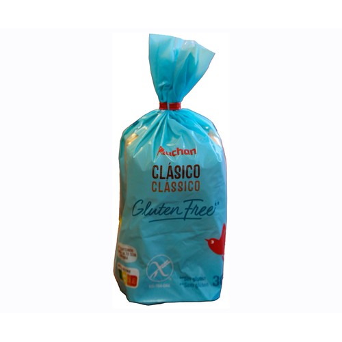 Pan de molde fresco sin gluten PRODUCTO ALCAMPO 300 g.