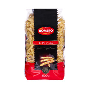 Imagen de ROMERO Pasta espirales,pasta ROMERO 500 gr.