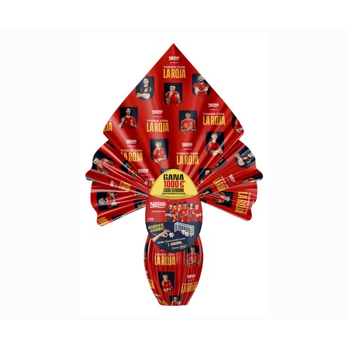 NESTLE Huevo de pascua de la roja 236 g.