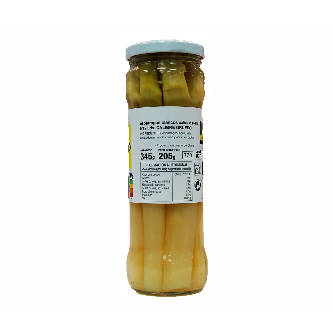 Espárrago extra 205 g.