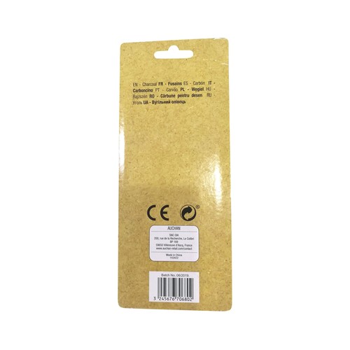 Pack de 6 carboncillos para dibujo artístico, PRODUCTO ALCAMPO.