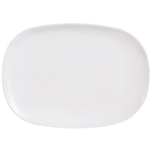 Fuente rectangular blanca fabricada en vidrio opal, 35x24cm., Sweet Liine LUMINARC.