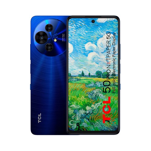 Smartphone TCL 50 Pro NXTPAPER 5G color azul, 512GB+8GB Ram, pantalla ultra HD 17,2cm (6,8").