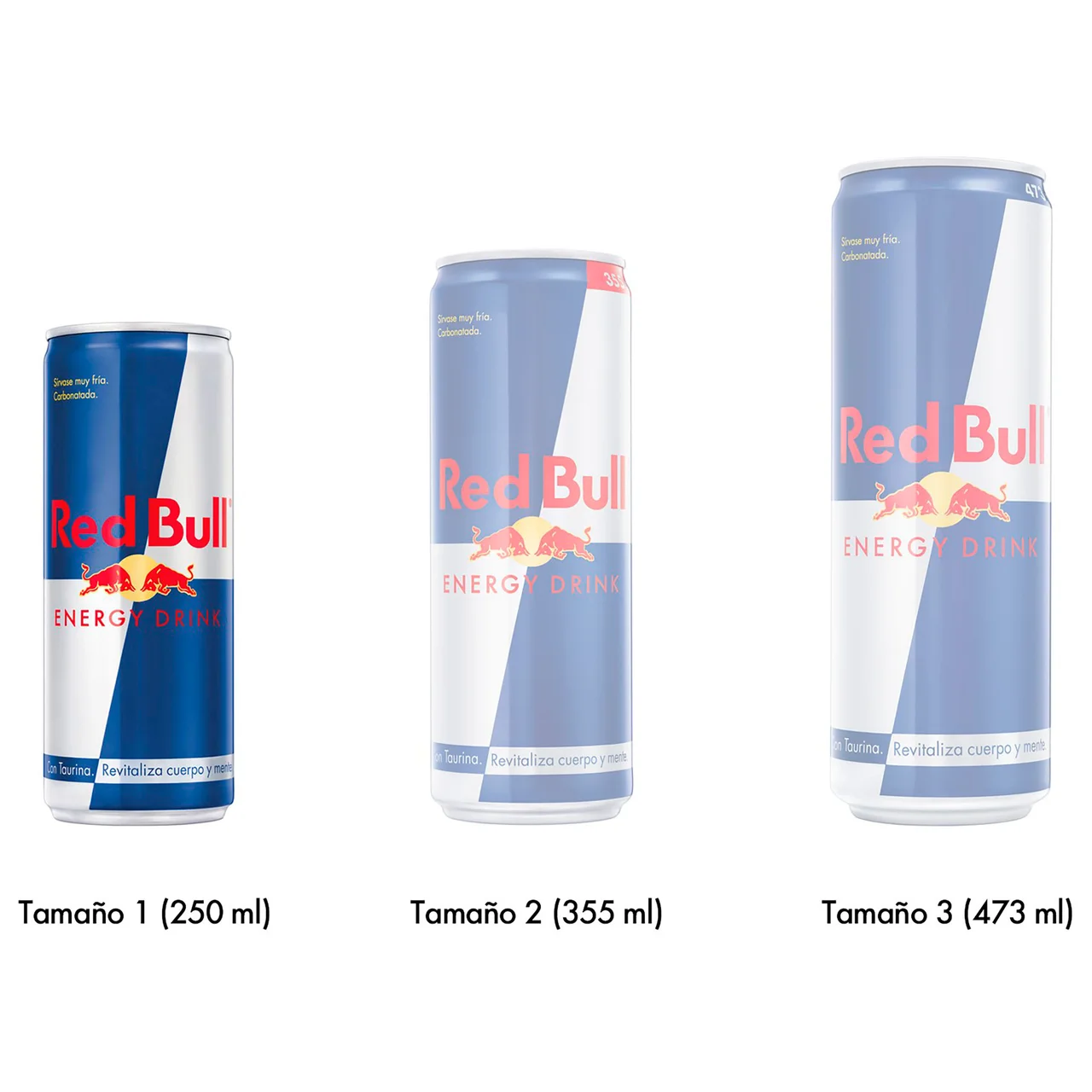 Bebida energética lata 250 ml.