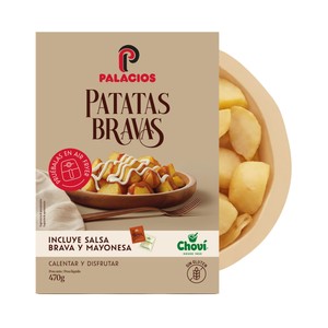 Patatas bravas, listas para calentar y comer 470 g.