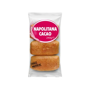 Napolitanas de cacao 6 uds x 240 g.