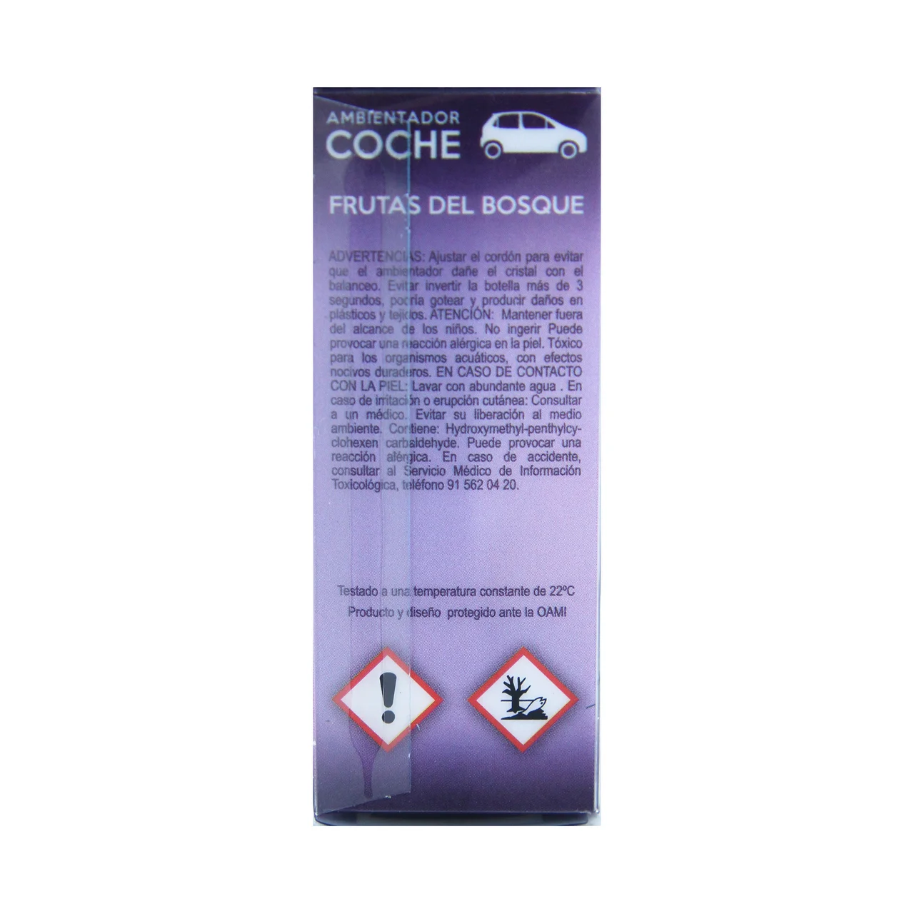 AURA Ambientador de coche con perfumador de madera para colgar con olor a frutas del bosque AURA.