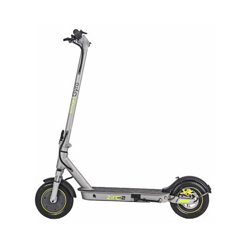 Patinete eléctrico SMARTGYRO Ziro 2 Silver SG27-243, 350W, vel max 25km/h, ruedas 10, autonomía hasta 25Km, carga max 120Kg.