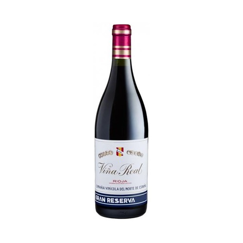VIÑA REAL  Vino tinto gran reserva con D.O. Rioja VIÑA REAL botella de 75 cl.