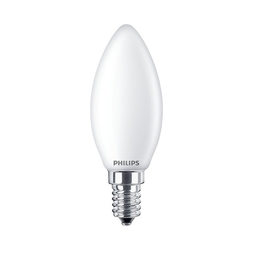 Bombilla Led E14, 6,5W=60W, luz fría 6500K, 806lm, PHILIPS.