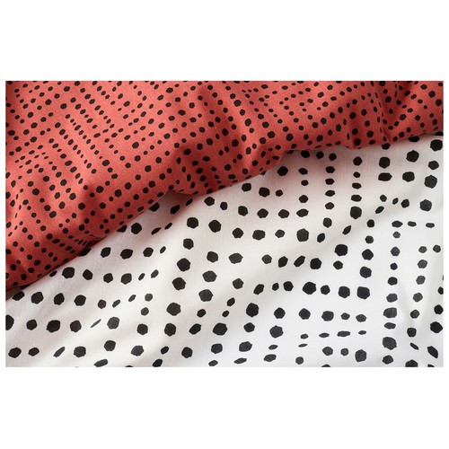 Juego de sábanas con estampado para cama de 135 cm, polialgodón reciclado, ACTUEL