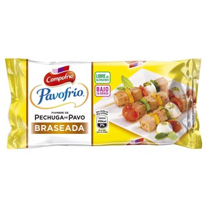 Imagen de CAMPOFRÍO Fiambre de pechuga de pavo braseada 340g
