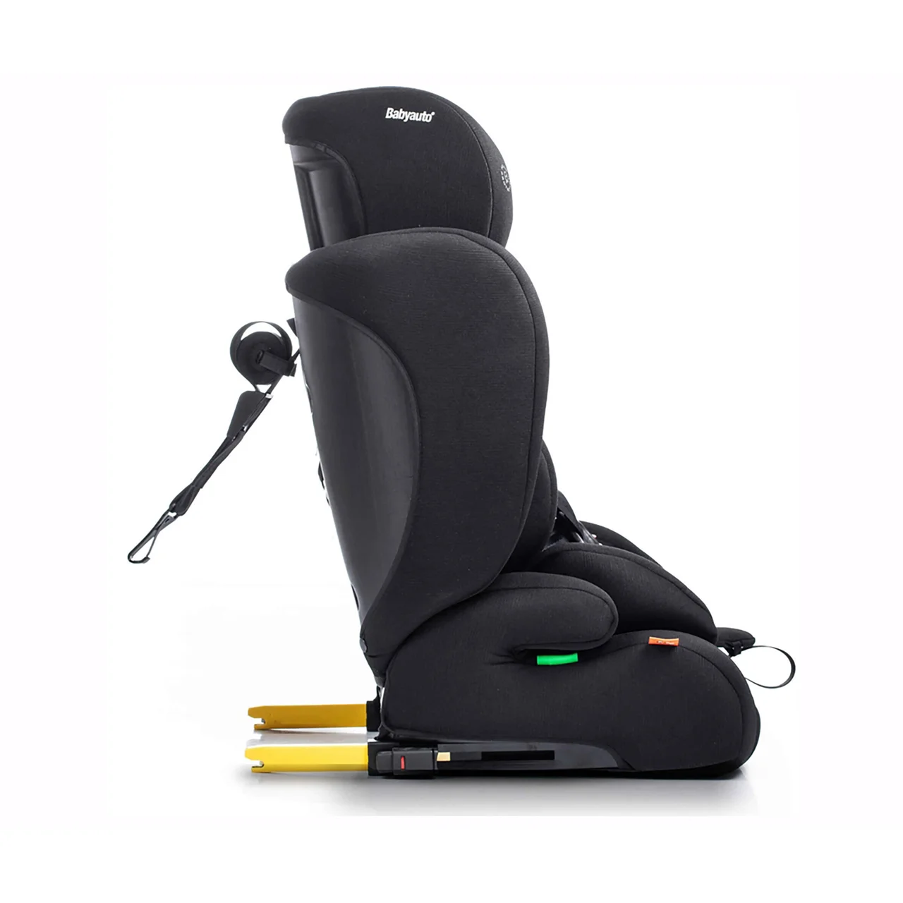Silla de auto Konar, I-Size (76-150cm), color negro.