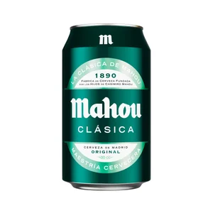 MAHOU CLASICA Cerveza lata 33 centilitros