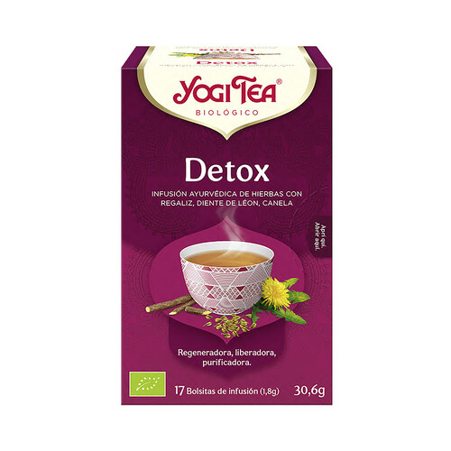 YOGI TEA Tea Detox Infusión BIO 17 uds. 30 g.