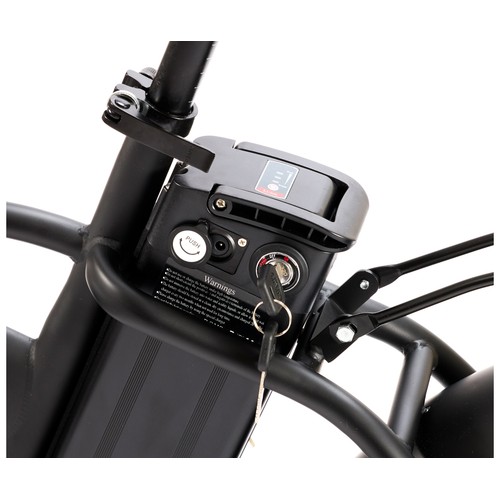 Bicicleta eléctrica plegable NILOX X5 Pro, color negro, 250W, ruedas 20", autonomía 60Km.