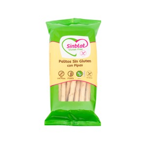 Imagen de SINBLAT Palitos con pipas sin gluten SINBLAT, 80 g.