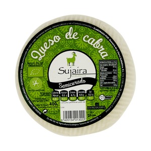 Sujaira Queso de Cabra Ecológico Sujaira 400 G.