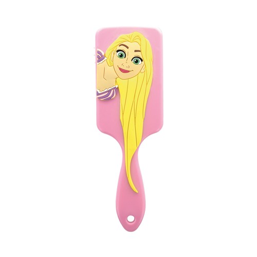 DISNEY Princess Cepillo de silicona con la imagen de Rapunzel en 3D.