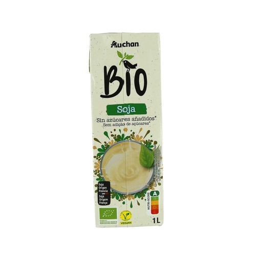 Bebida de soja natural ALCAMPO ECOLÓGICO brick de 1 l.