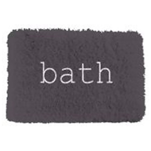 Alfombra de baño con reverso látex 50x80cm, densidad de 1300g/m², Bath ACTUEL.