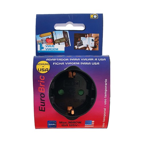 Adaptador para viajar a USA, EUROBRIC 2000.