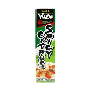 YUZU OCHA Pasta con especias en tubo S&B YUZU 43 g.