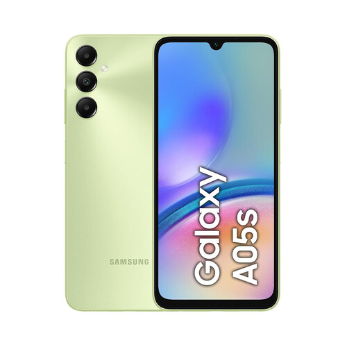 SAMSUNG Galaxy A05s verde, 64GB + 4GB Ram, pantalla 17cm (6,7"). SM-A057GLGUEUB