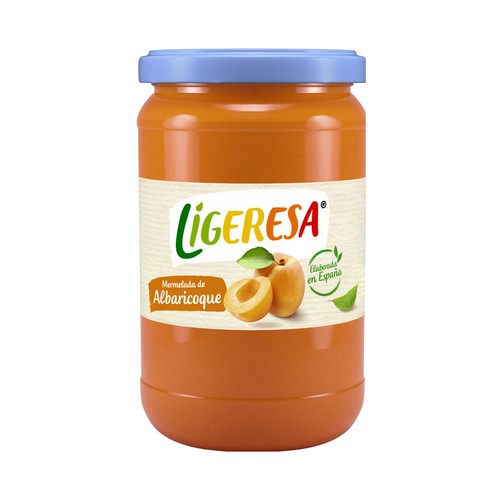 LIGERESA Mermelada de albaricoque con fructosa 330 g.
