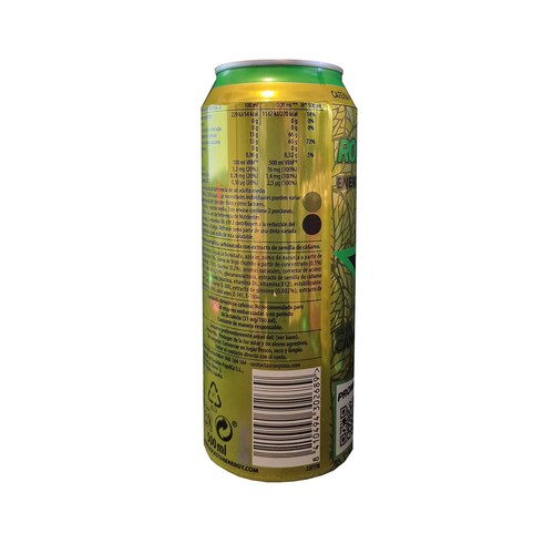 ROCKSTAR Bebida energética con extracto de cáñamo lata 50 cl.