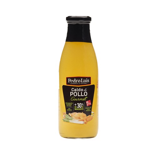 PEDRO LUIS Caldo de pollo selección gourmet 750 ml.