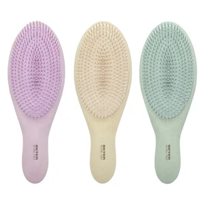 BETER Cepillo desenredante para todo tipo de cabellos, en espacial rizados o encrespados BETER Natural fiber.