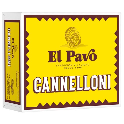 EL PAVO Pasta canelones, placas precocidas EL PAVO paquete 125 gr.20 unidades