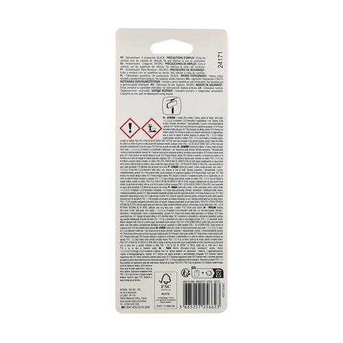 Ambientador papel para colgar black, AUCHAN.