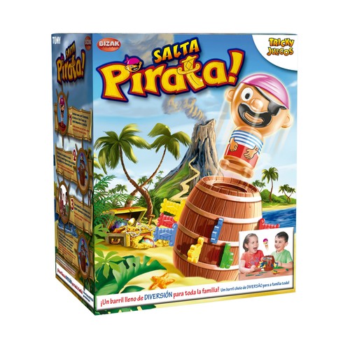 Salta Pirata Trichy, Juegos de mesa +3 Años BIZAK