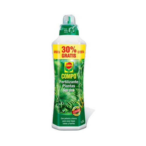 Fertilizante para plantas verdes, 1 litro, COMPO.
