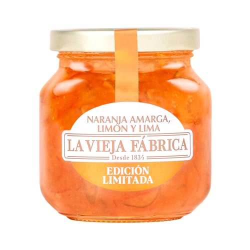 LA VIEJA FABRICA  Mermelada de naranja amarga, lima limón 280 g.