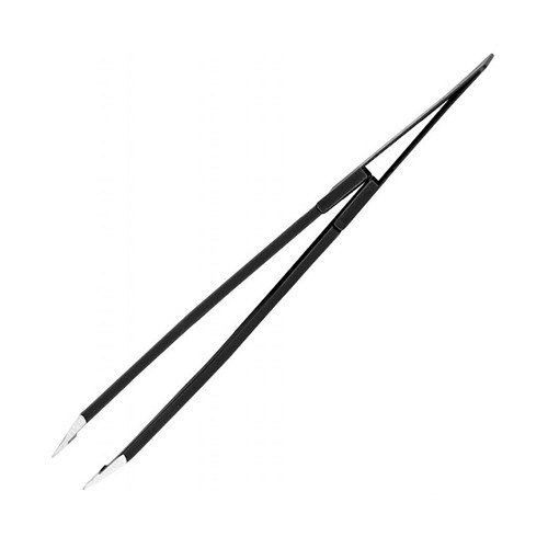 BETER Effortless Pinza de depilar de 10 cm. con punta oblicua de acero inoxidable.