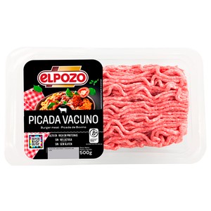 Imagen de EL POZO Preparado picada burger meat de vacuno 500 g.