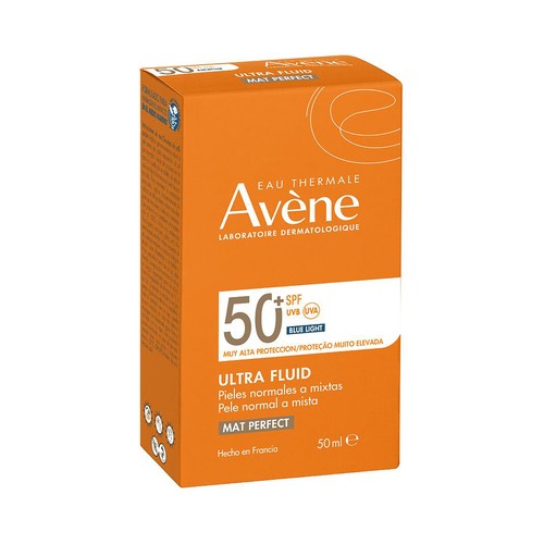 THERMALE AVÉNE Fluido solar matificante con FPS 50+ (muy alto), para pieles normales a mixtas 50 ml.