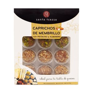 Imagen de SANTA TERESA Caprichos de membrillo con pistacho y almendra 120 g.