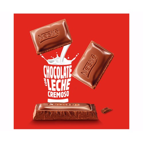 NESTLÉ Extrafino Chocolate con leche 3 uds. de 125 g.