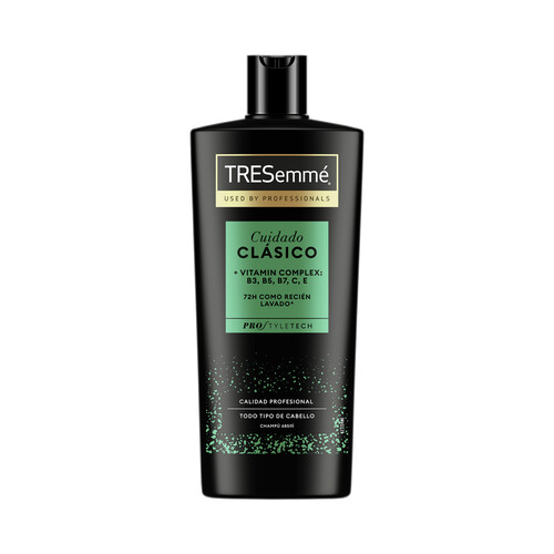 TRESEMMÉ Cuidado clásico Champú con vitamin complex (B3, B6, B7, C y E), para todo tipo de cabellos 685 ml.