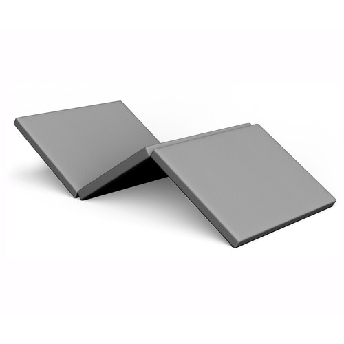 Colchón plegable para viaje, color gris, NATURALIA