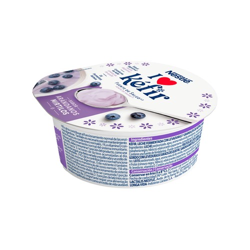 NESTLÉ Kéfir con sabor a arándanos 150 g.