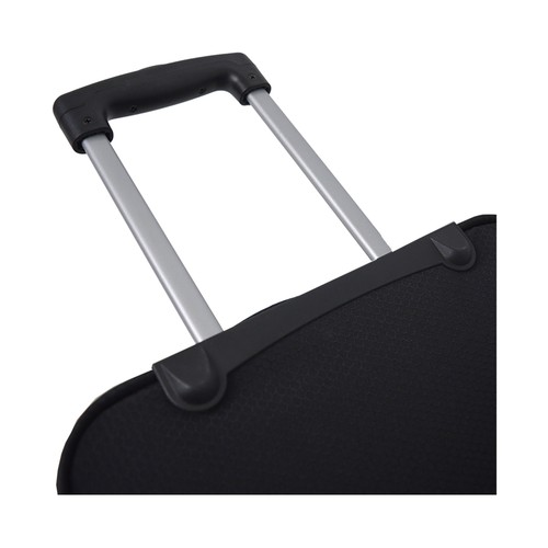 Maleta de cabina tipo trolley  4 ruedas air soft  55cm negro. AIRPORT