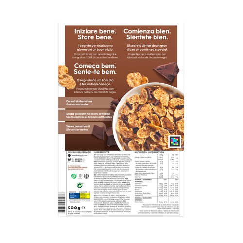 KELLOGG"S SPECIAL K Cereales con chocolate negro 500 gr.