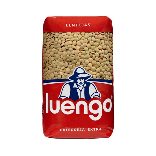 LUENGO Extra Lentejas en paquete de 500 g.