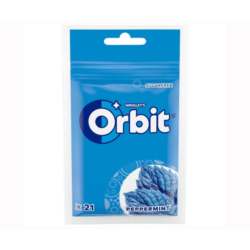ORBIT Chicle de menta 29 g.